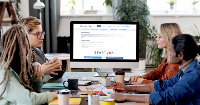 Call to apply an application under the financial instrument “Startuok”