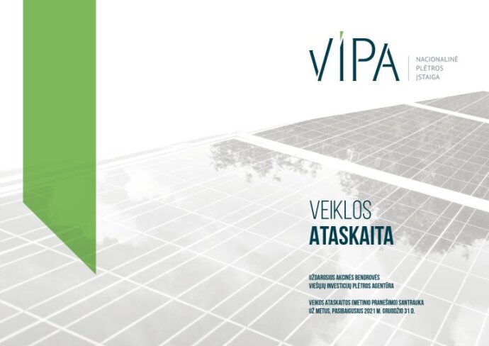 VIPA 2021 m. veiklos ataskaitos santrauka